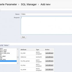 SQL-Manager, Abfragen zusammenstellen