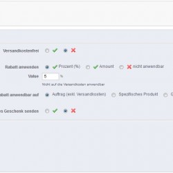 Warenkorbregeln / Cart Rules PrestaShop